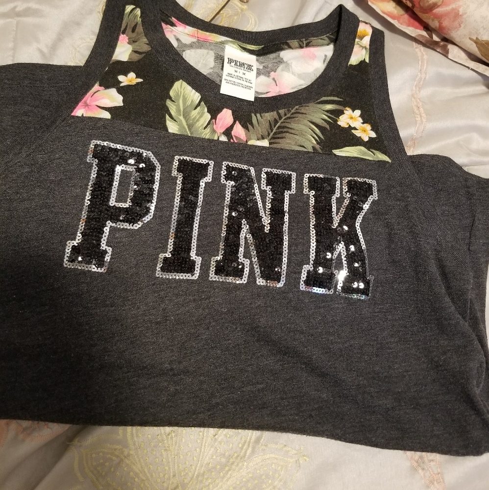 Pink tropical shirt